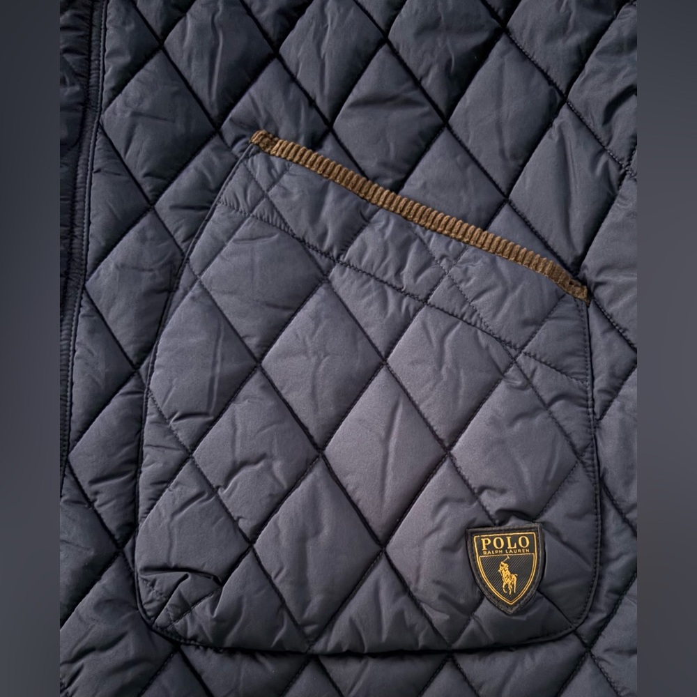 NWT Polo by Ralph Lauren Navy The Beaton Quilted Vest (XLT) - Picture 11 of 11